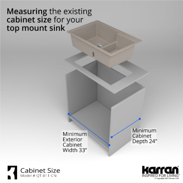 Quartz Composite Concrete Kitchen Sink Matte 9