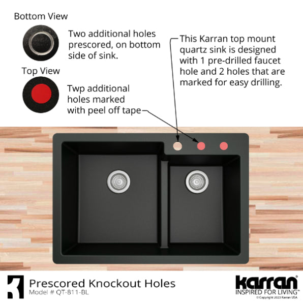 Quartz Composite Grey Kitchen Sink Matte 3