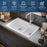 Quartz Composite White Kitchen Sink Matte 7