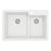 Quartz Composite White Kitchen Sink Matte 1
