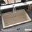 Quartz Composite Bisque Kitchen Sink Matte 5