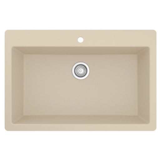 Quartz Composite Bisque Kitchen Sink Matte 1