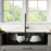 Quartz Composite Black Kitchen Sink Matte 7