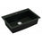 Quartz Composite Black Kitchen Sink Matte 2