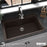Quartz Composite Brown Kitchen Sink Matte 5