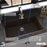 Quartz Composite Brown Kitchen Sink Matte 5