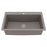 Quartz Composite Concrete Kitchen Sink Matte 2