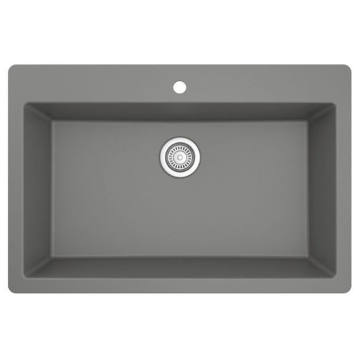 Quartz Composite Grey Kitchen Sink Matte 1