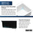 Quartz Composite White Kitchen Sink Matte 9