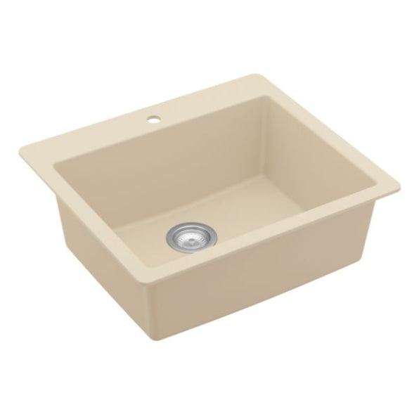 Quartz Composite Bisque Kitchen Sink Matte 2