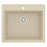 Quartz Composite Bisque Kitchen Sink Matte 1