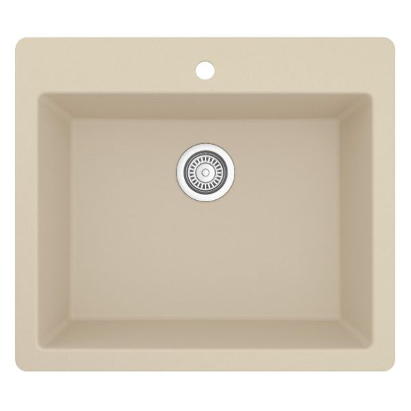 Quartz Composite Bisque Kitchen Sink Matte 1