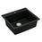 Quartz Composite Black Kitchen Sink Matte 2