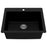 Quartz Composite Black Kitchen Sink Matte 2