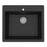 Quartz Composite Black Kitchen Sink Matte 1