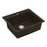 Quartz Composite Brown Kitchen Sink Matte 2