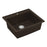 Quartz Composite Brown Kitchen Sink Matte 2