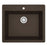 Quartz Composite Brown Kitchen Sink Matte 1