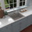 Quartz Composite Concrete Kitchen Sink Matte 4