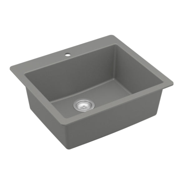 Quartz Composite Grey Kitchen Sink Matte 2