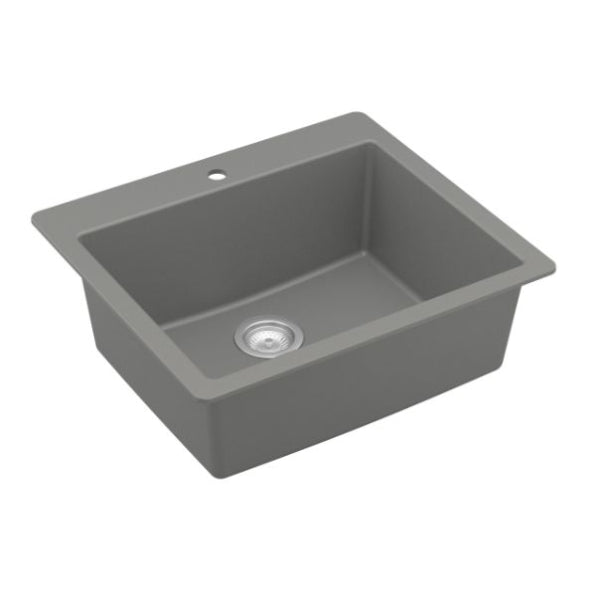 Quartz Composite Grey Kitchen Sink Matte 2
