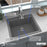 Quartz Composite Grey Kitchen Sink Matte 5