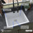 Quartz Composite White Kitchen Sink Matte 7