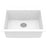 Quartz Composite White Kitchen Sink Matte 2