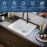 Quartz Composite White Kitchen Sink Matte 6