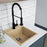 Quartz Composite Bisque Kitchen Sink Matte 3