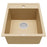 Quartz Composite Bisque Kitchen Sink Matte 1