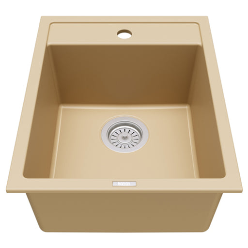 Quartz Composite Bisque Kitchen Sink Matte 1