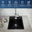 Quartz Composite Black Kitchen Sink Matte 6
