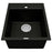 Quartz Composite Black Kitchen Sink Matte 1