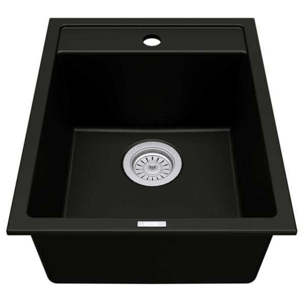 Quartz Composite Black Kitchen Sink Matte 1