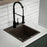 Quartz Composite Brown Kitchen Sink Matte 3