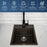 Quartz Composite Brown Kitchen Sink Matte 6