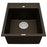 Quartz Composite Brown Kitchen Sink Matte 1