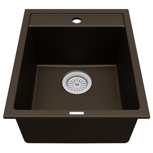 Quartz Composite Brown Kitchen Sink Matte 1