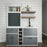 Quartz Composite Concrete Kitchen Sink Matte 5
