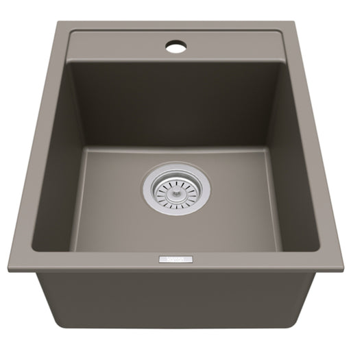 Quartz Composite Concrete Kitchen Sink Matte 1