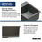 Quartz Composite Grey Kitchen Sink Matte 8