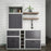 Quartz Composite White Kitchen Sink Matte 5