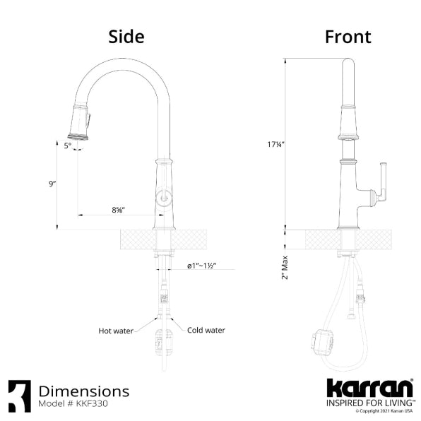 Quartz Composite Black Kitchen Sink Matte 8
