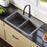 Quartz Composite Grey Kitchen Sink Matte 2