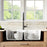 Quartz Composite White Kitchen Sink Matte 3