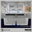 Quartz Composite White Kitchen Sink Matte 4