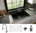Quartz Composite Black Kitchen Sink Matte 2