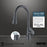 Quartz Composite Black Kitchen Sink Matte 6
