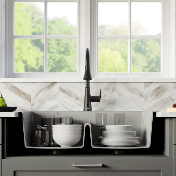 Quartz Composite Grey Kitchen Sink Matte 3